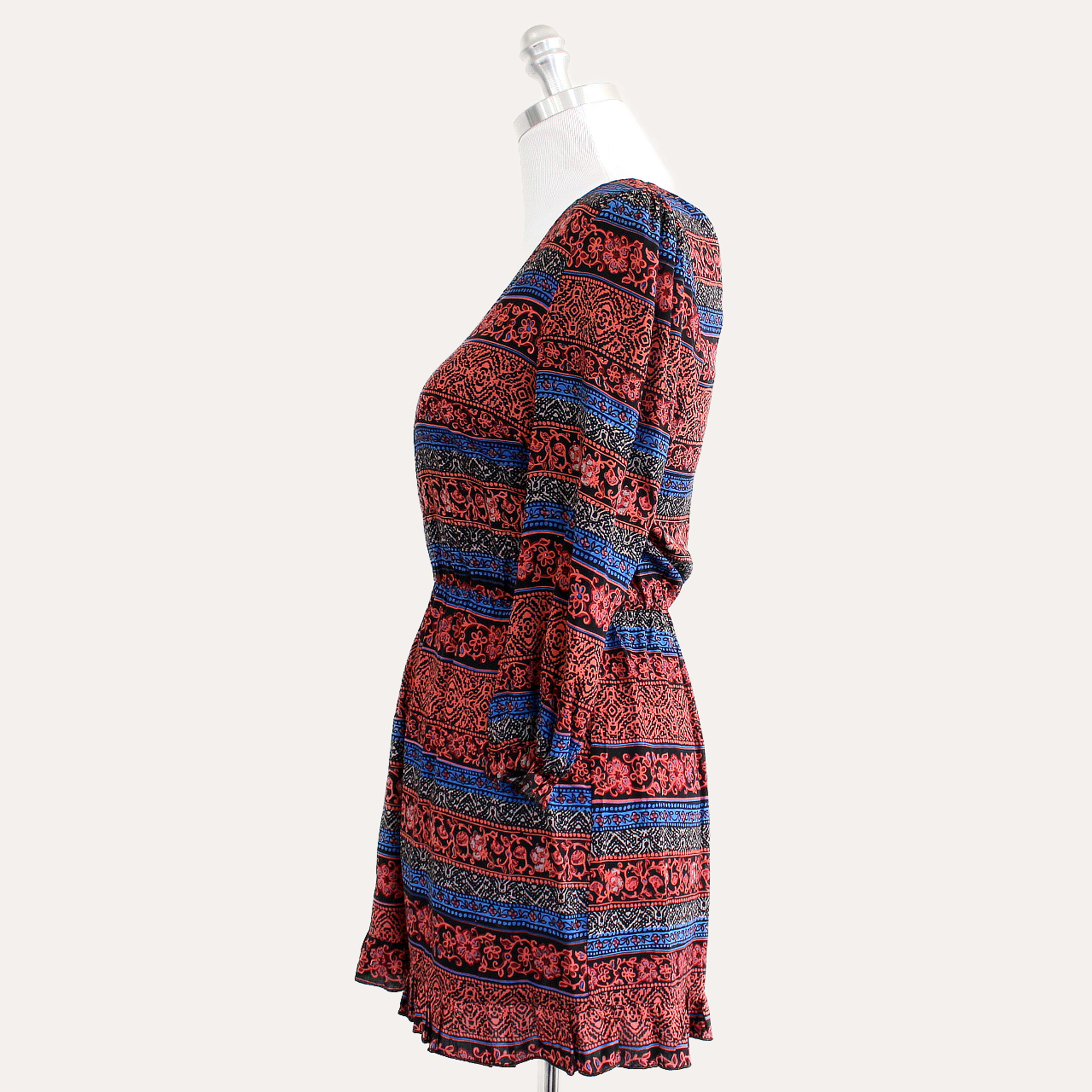 Izabel Boho Ruffle Romper - Babe Outfitters