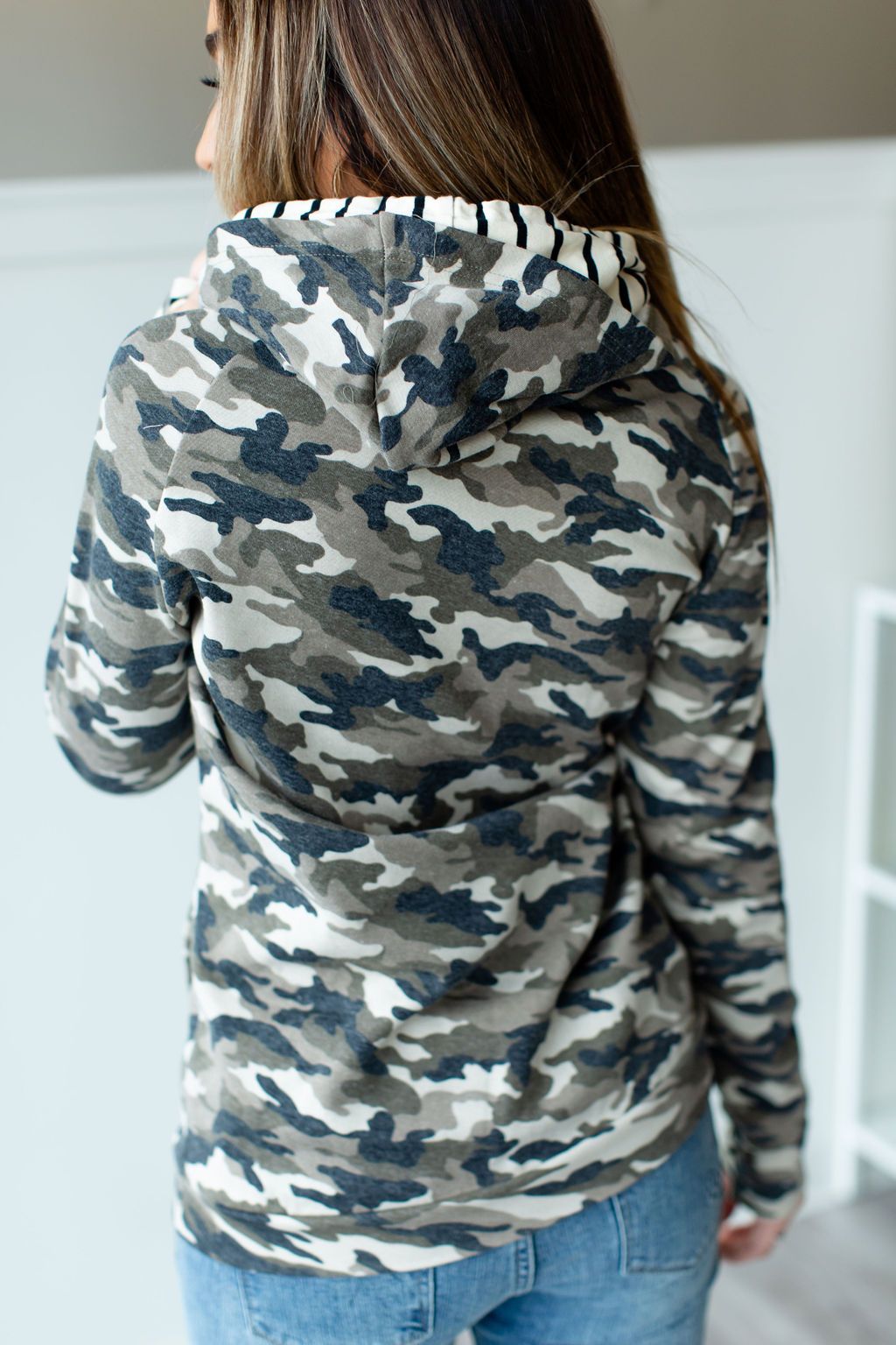 Ampersand Avenue DoubleHood Sweatshirt - Covered In Camo