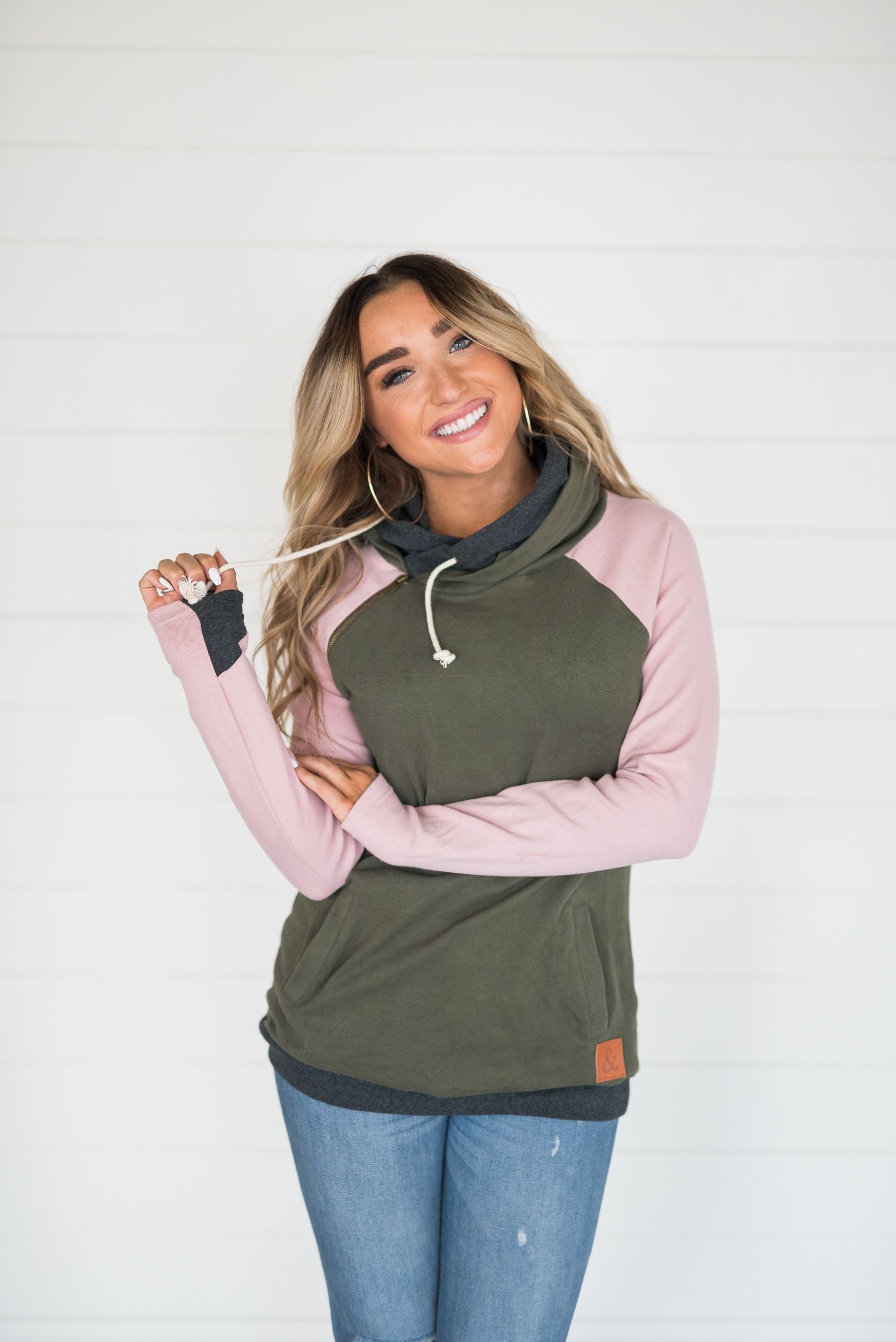 Ampersand Avenue Baseball DoubleHood Sweatshirt - Do Gooder