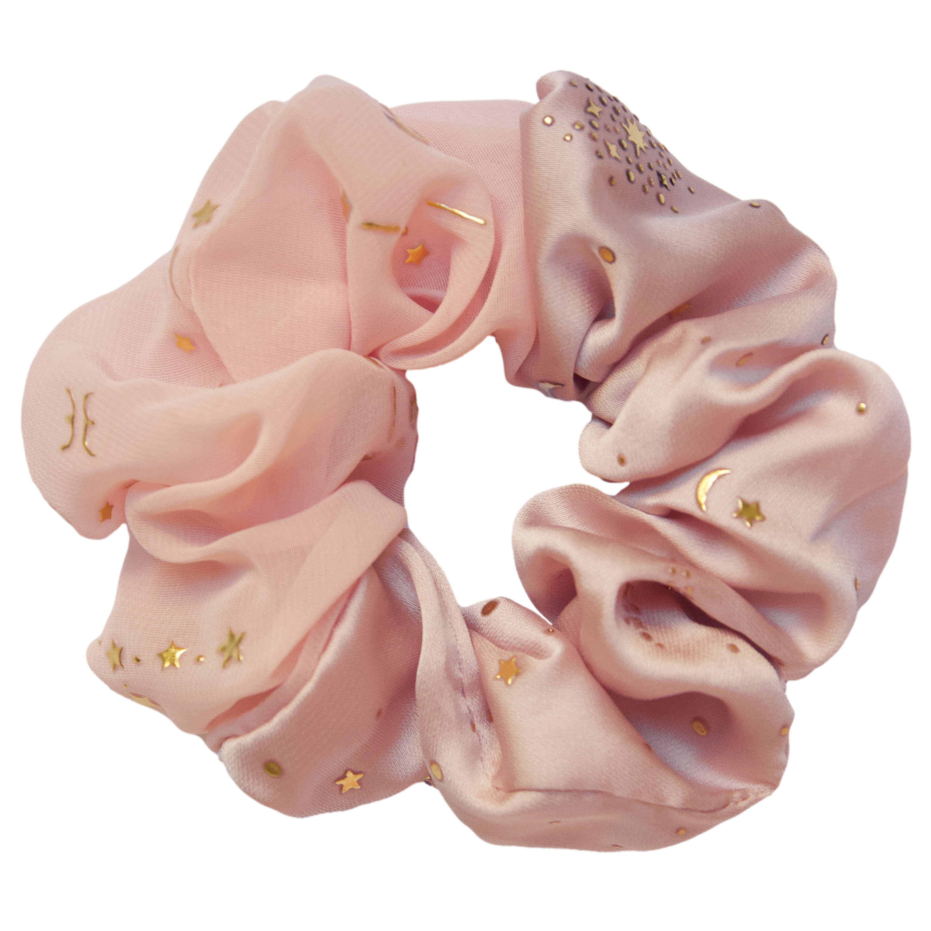 Celestial Scrunchie in Dusty Pink