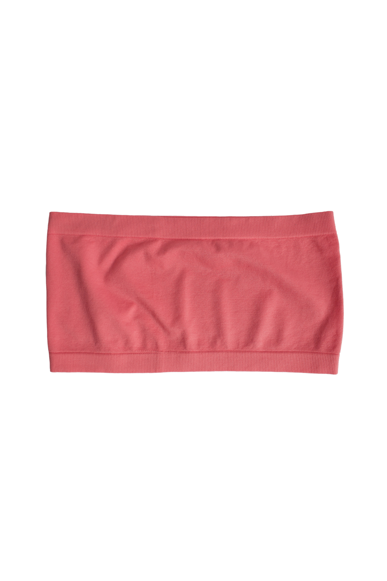 Womens Bandeau Top in Coral