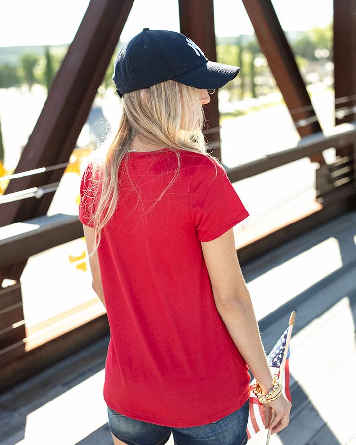 Grace & Lace Live-In Twist Hem Tee