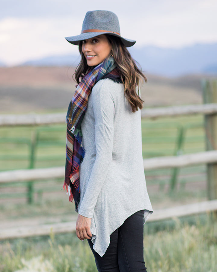 Grace & Lace Everyday Favorite Ribbed Tee - Babe Outfitters