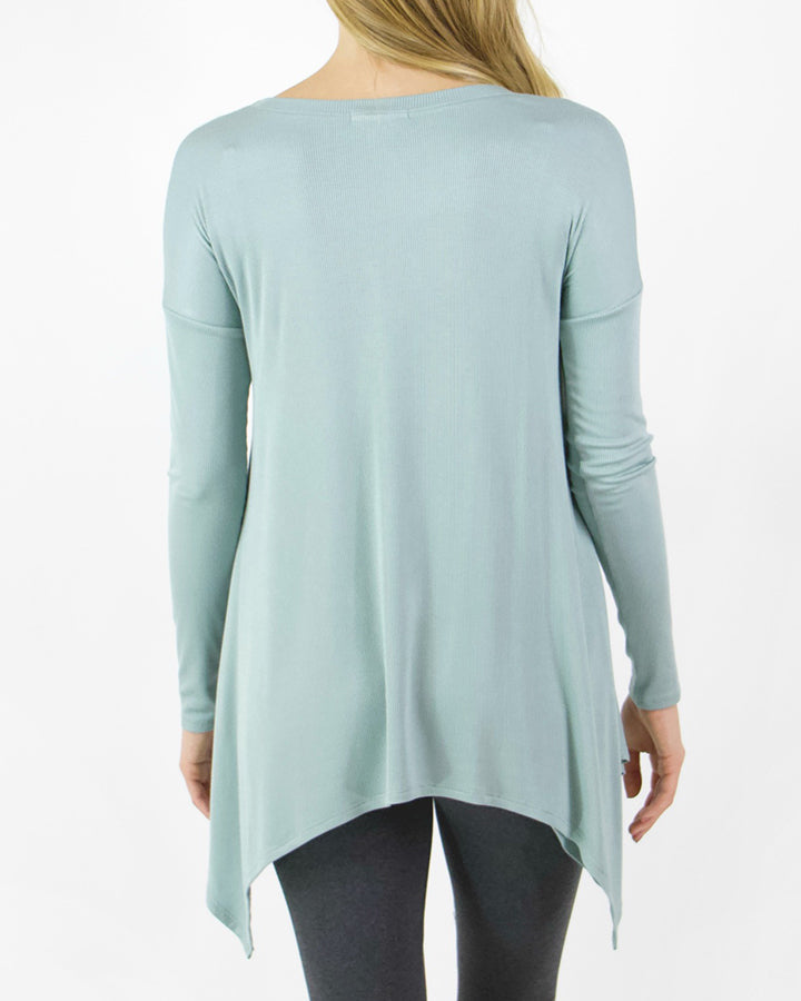 Grace & Lace Everyday Favorite Ribbed Tee - Babe Outfitters