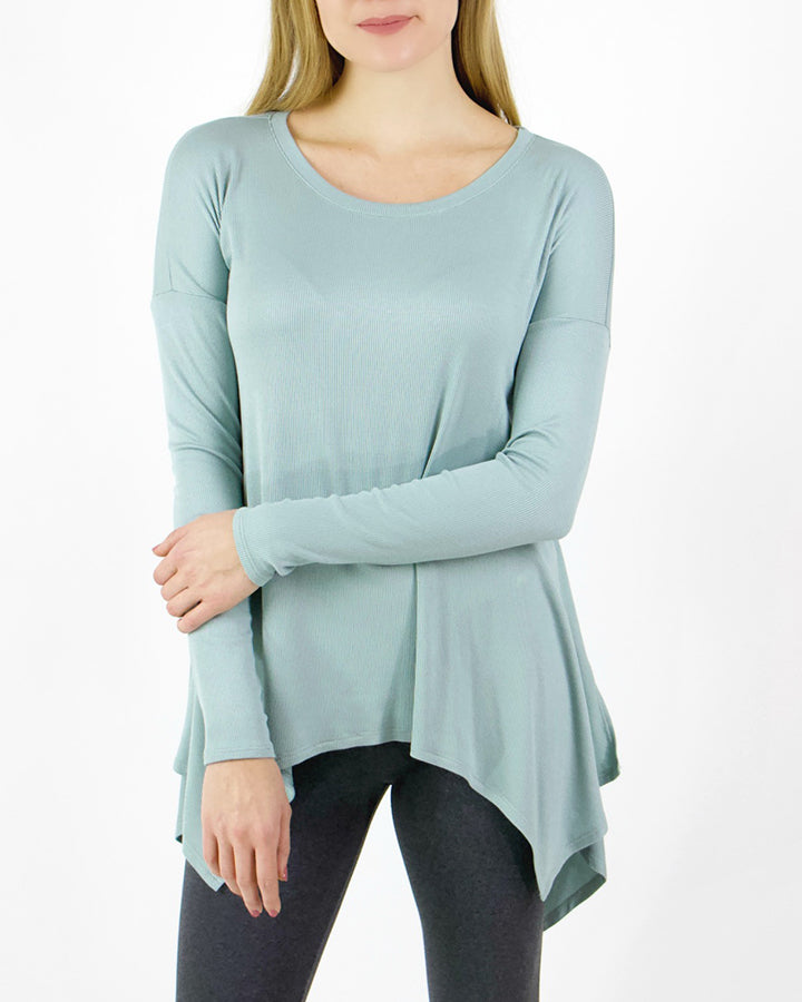 Grace & Lace Everyday Favorite Ribbed Tee - Babe Outfitters