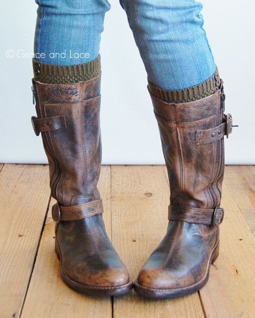 Grace & Lace Pebble Knit Boot Cuffs - Babe Outfitters