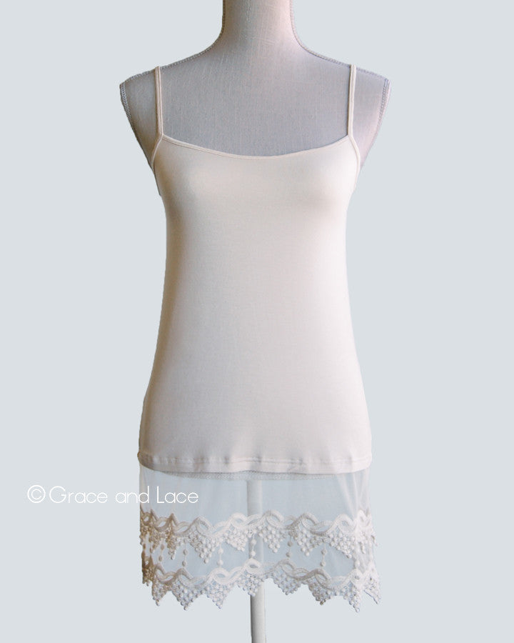 Grace & Lace Pointed Lace Top Extenders - Babe Outfitters