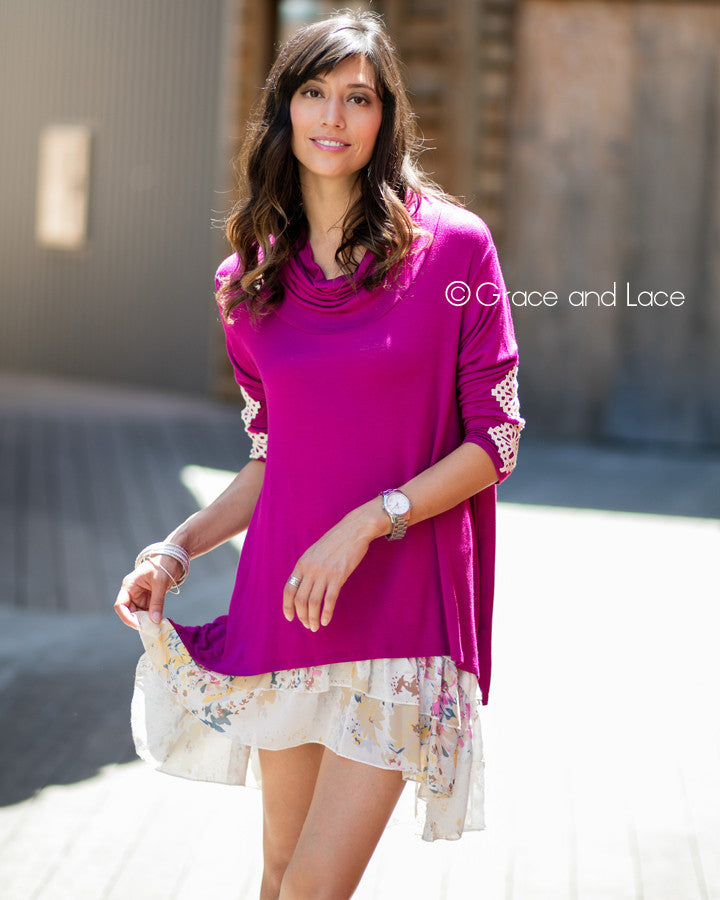 Grace & Lace Chiffon High-Low Extenders - Babe Outfitters