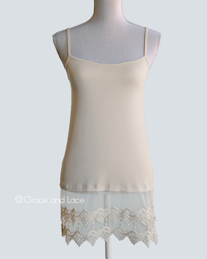 Grace & Lace Pointed Lace Top Extenders - Babe Outfitters