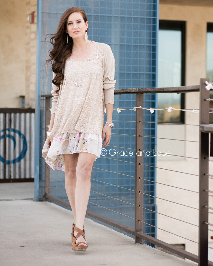 Grace & Lace Chiffon High-Low Extenders - Babe Outfitters