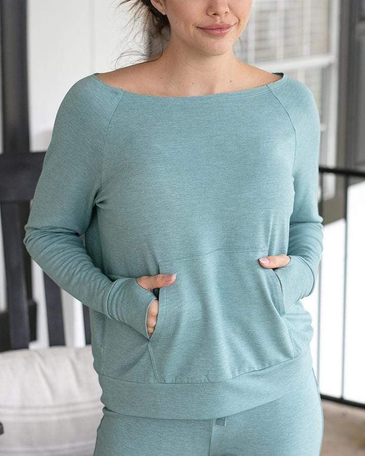 Grace & Lace Jammies Kangaroo Pullover (Charcoal)