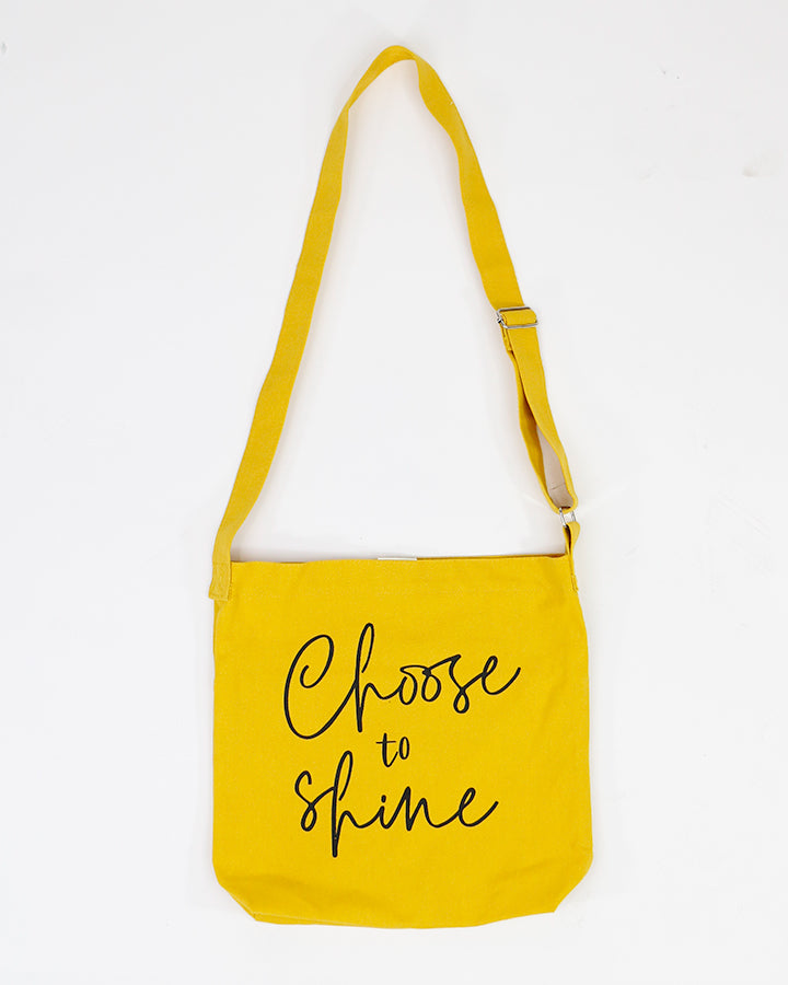Grace & Lace Quote Tote (Choose to Shine)