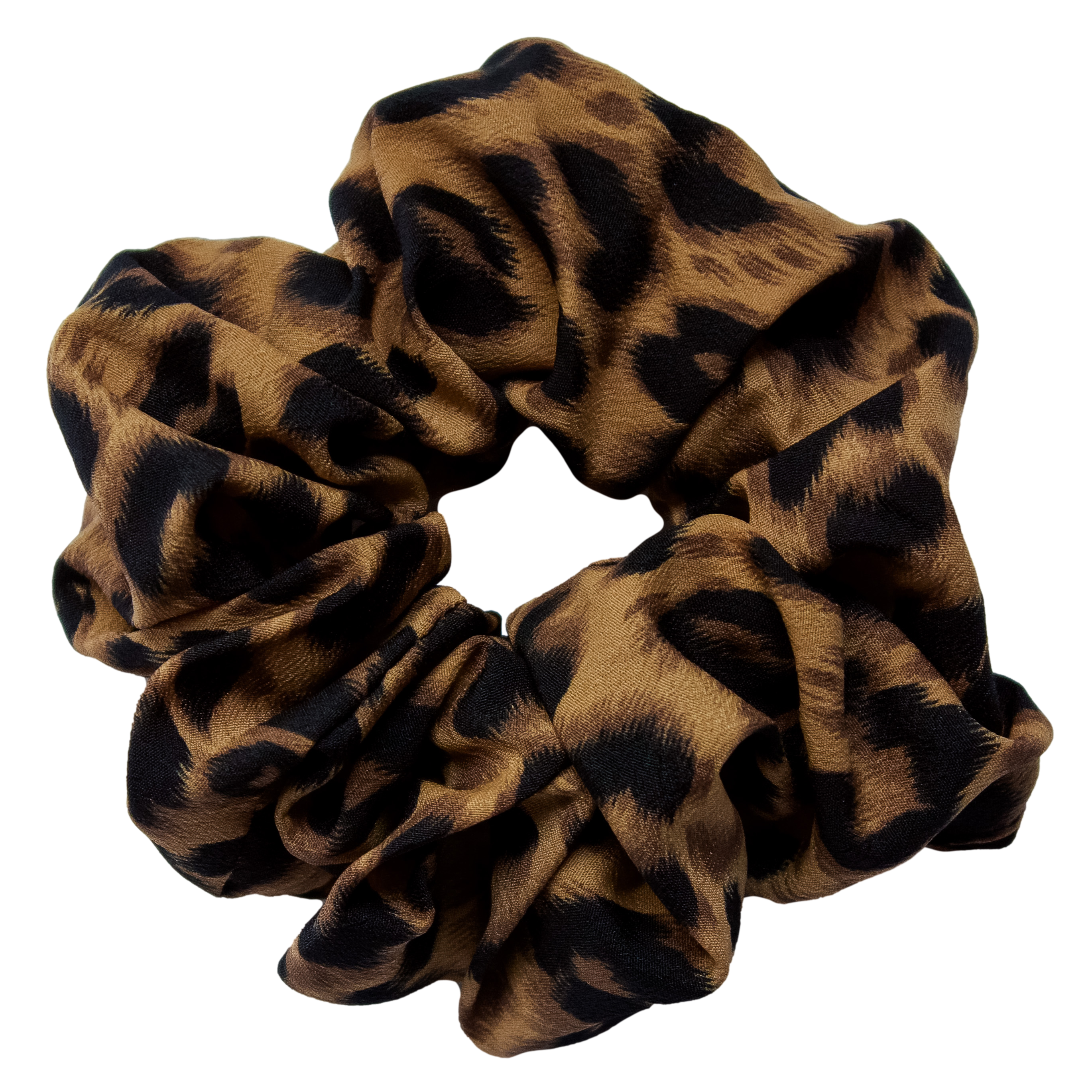 Stay Wild Scrunchie in Tan