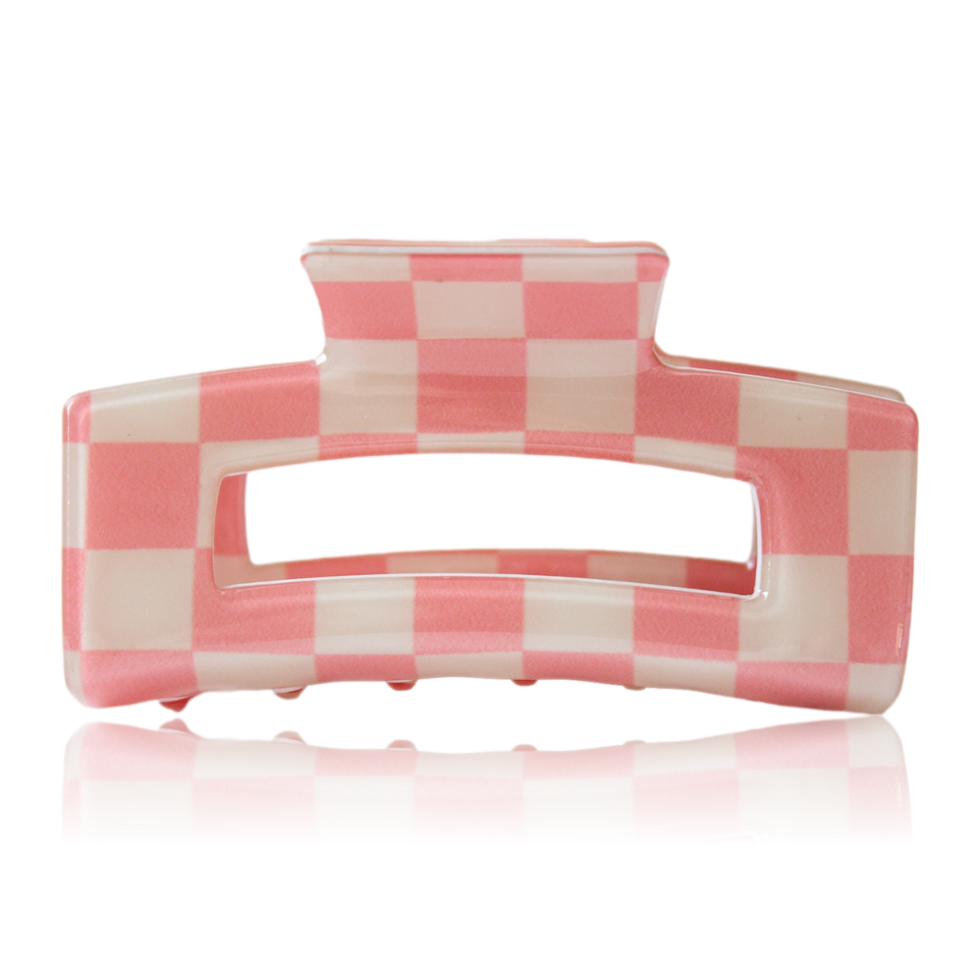 Ciara Checker Claw Clip