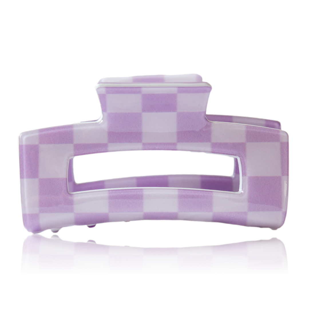 Ciara Checker Claw Clip
