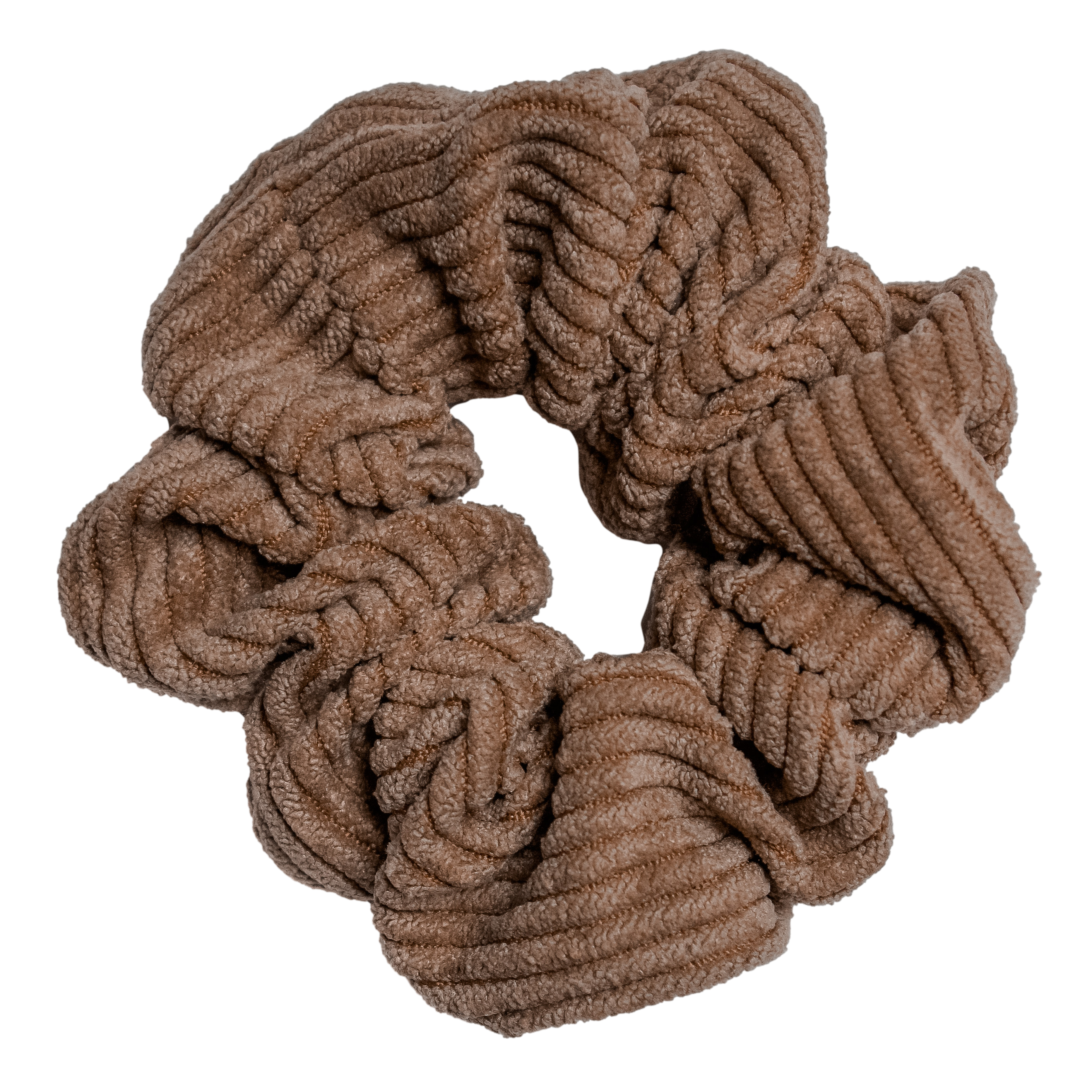 Corduroy Scrunchie in Tan