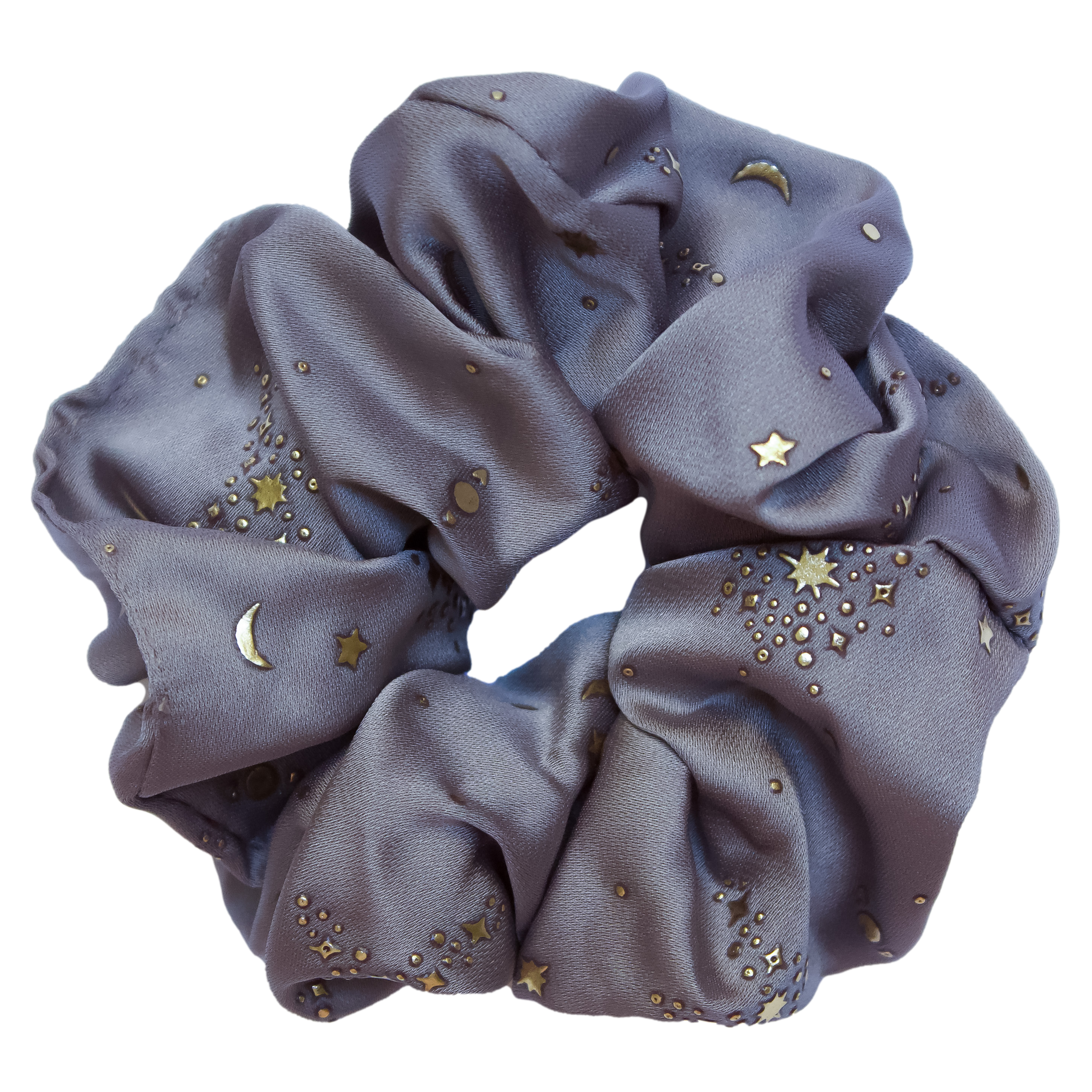 Meteor Shower Scrunchie in Gray