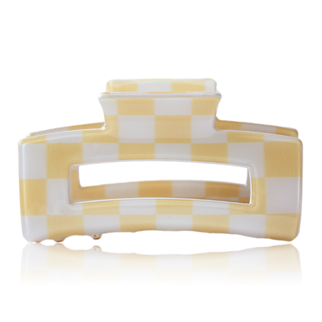 Ciara Checker Claw Clip
