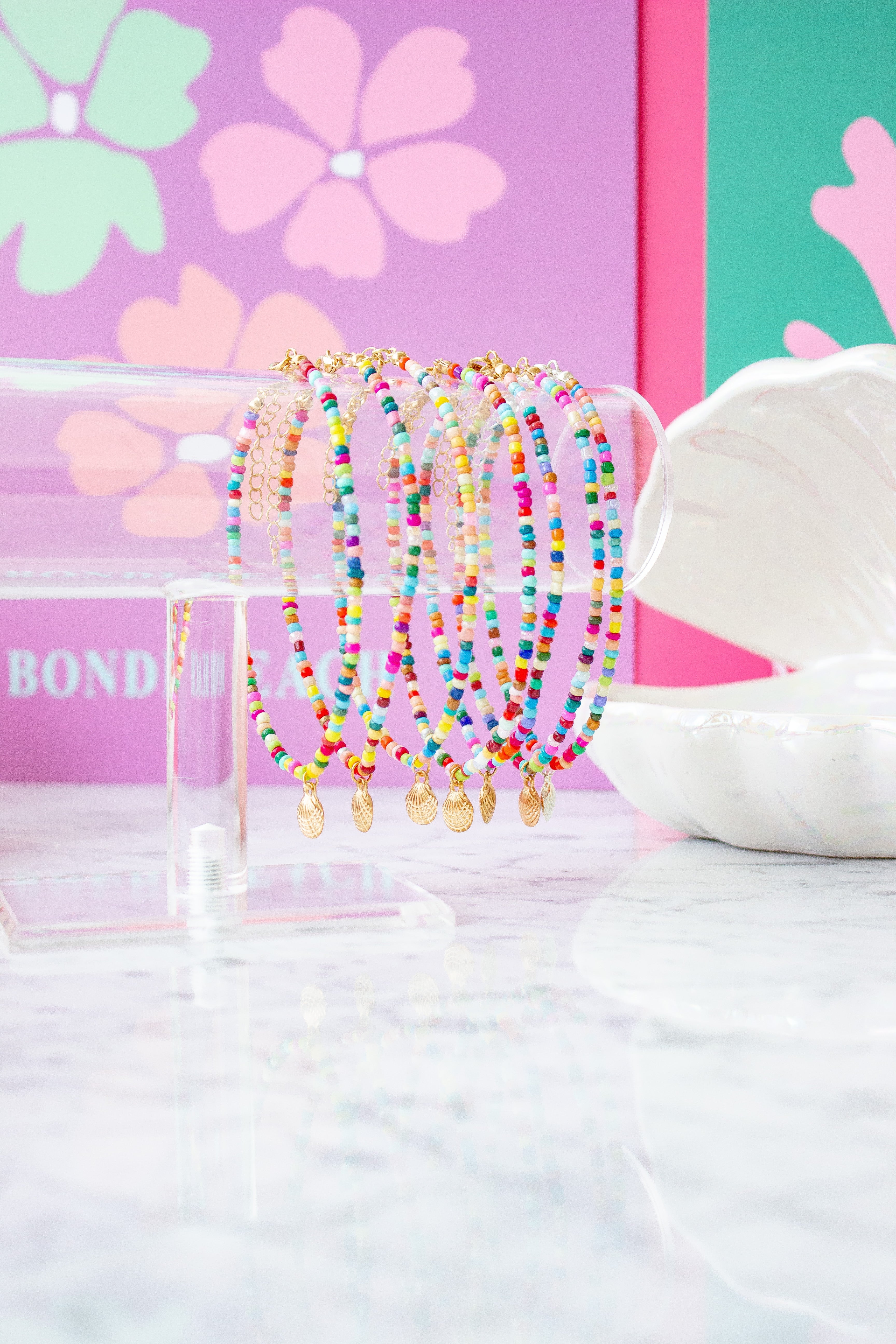 Seashell Sprinkle Anklet