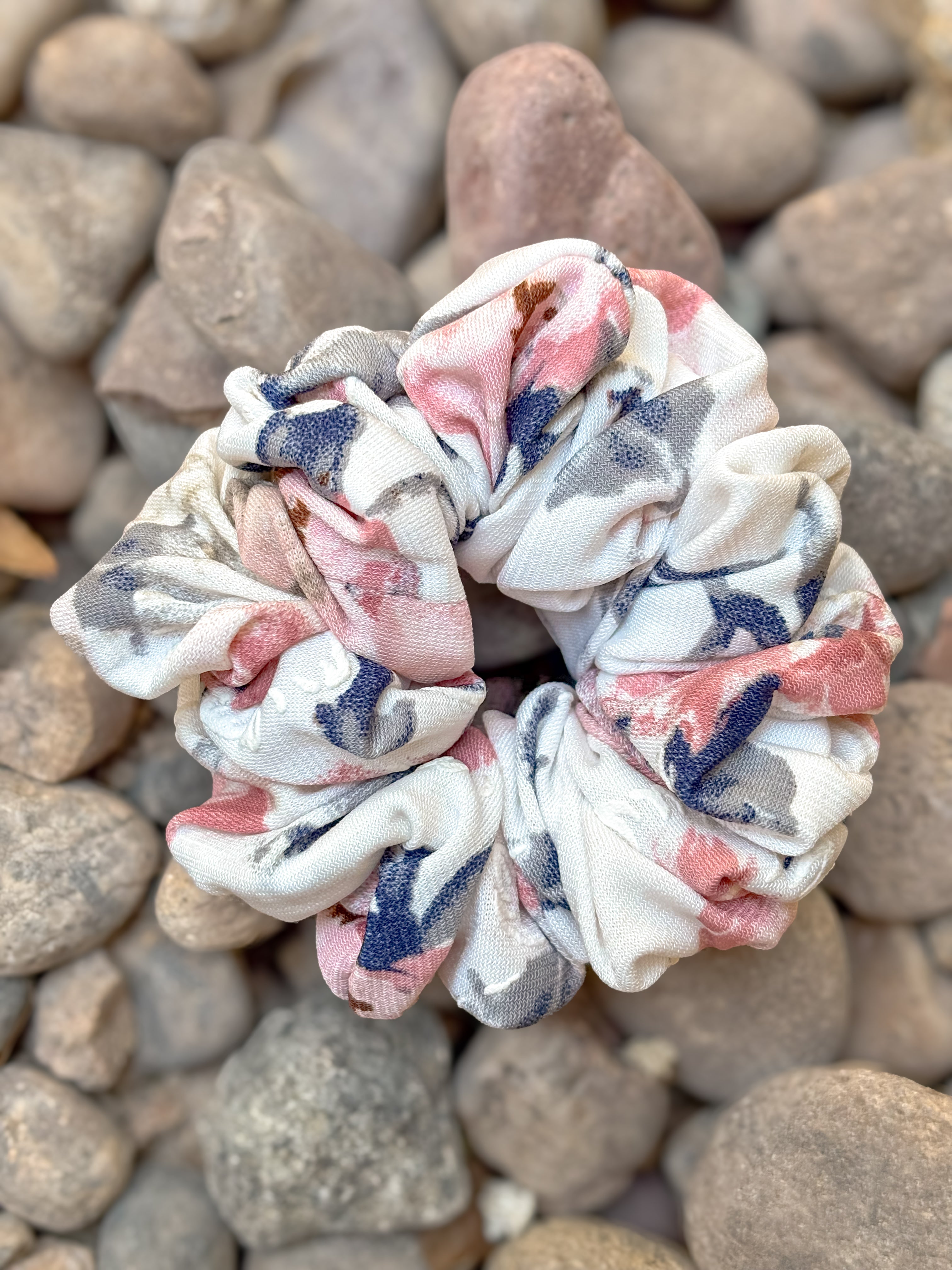 Breeze Scrunchie in Rosemilk