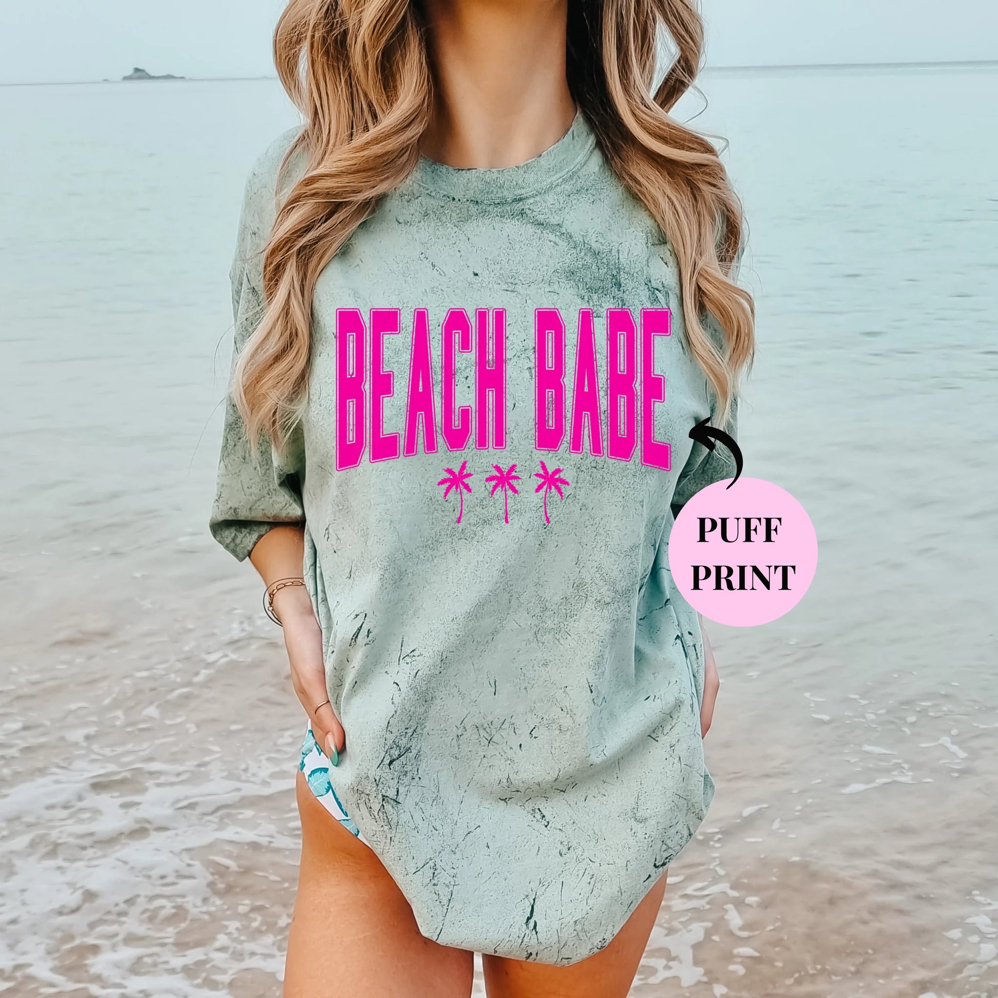 Beach Babe Tee (Puff Print)