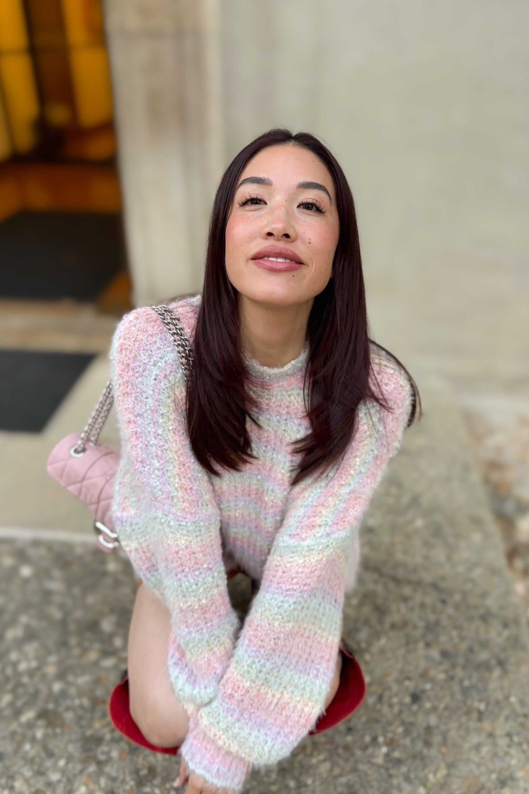 Cotton Candy Cloud Sweater