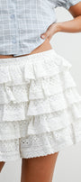 Eyelet Mini Skort
