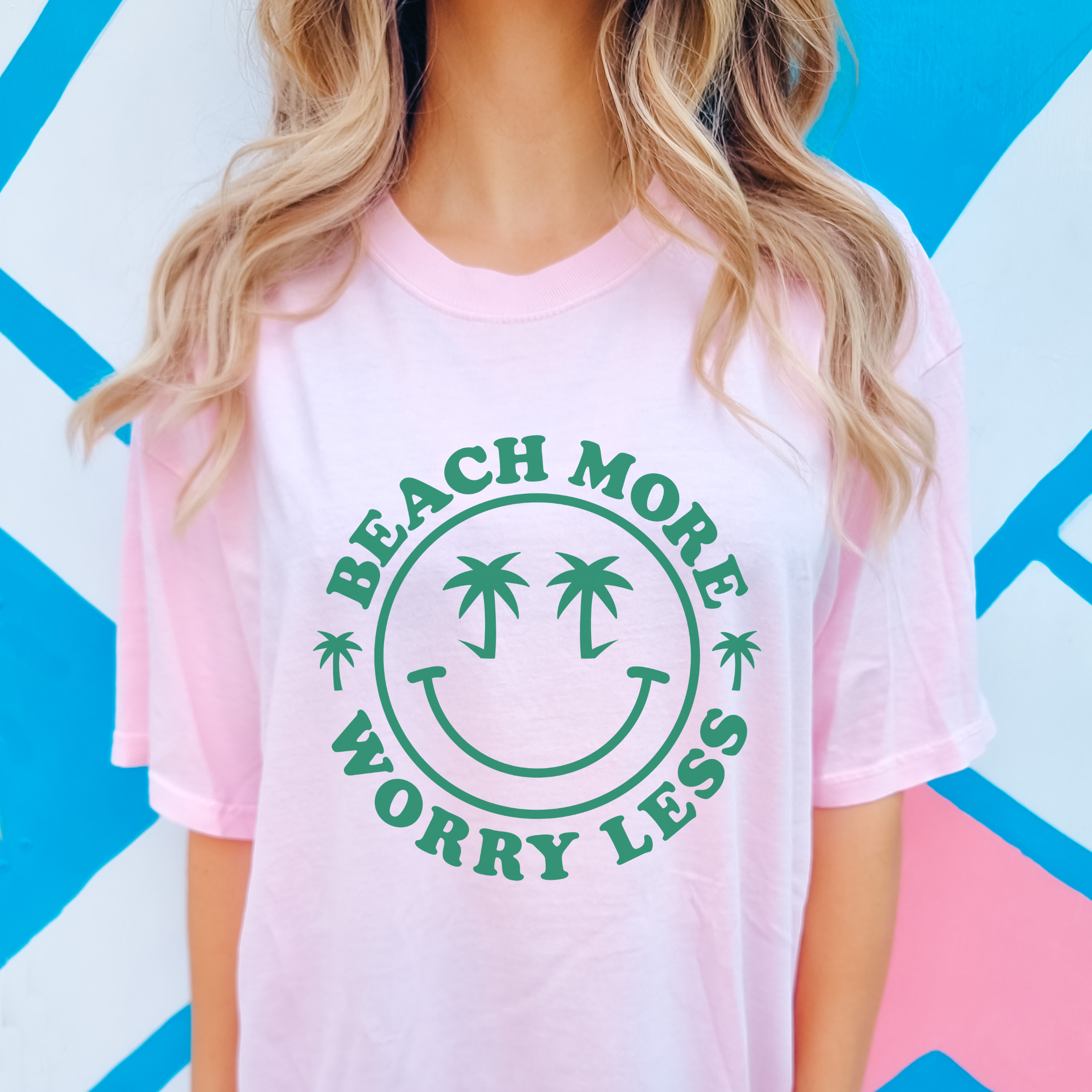 Beach More Worry Less Tee