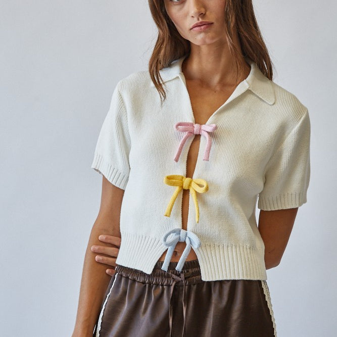 Marshmallow Cloud Bow Top