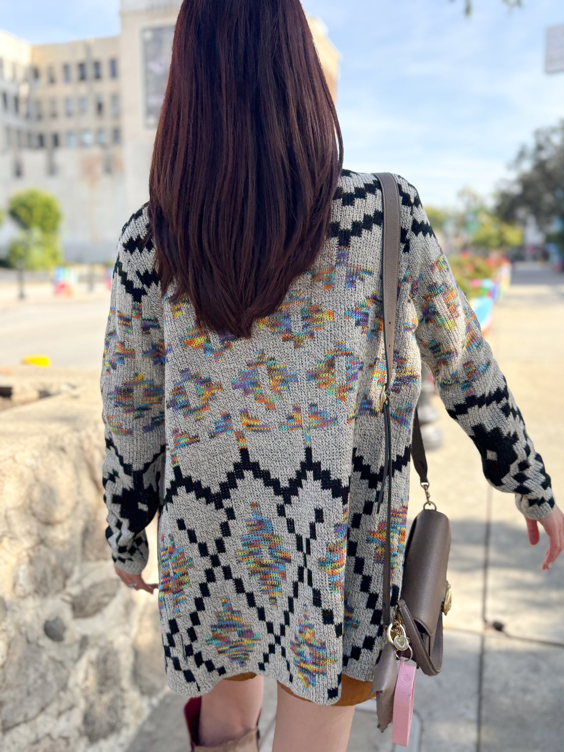 Digital Aztec Cardigan