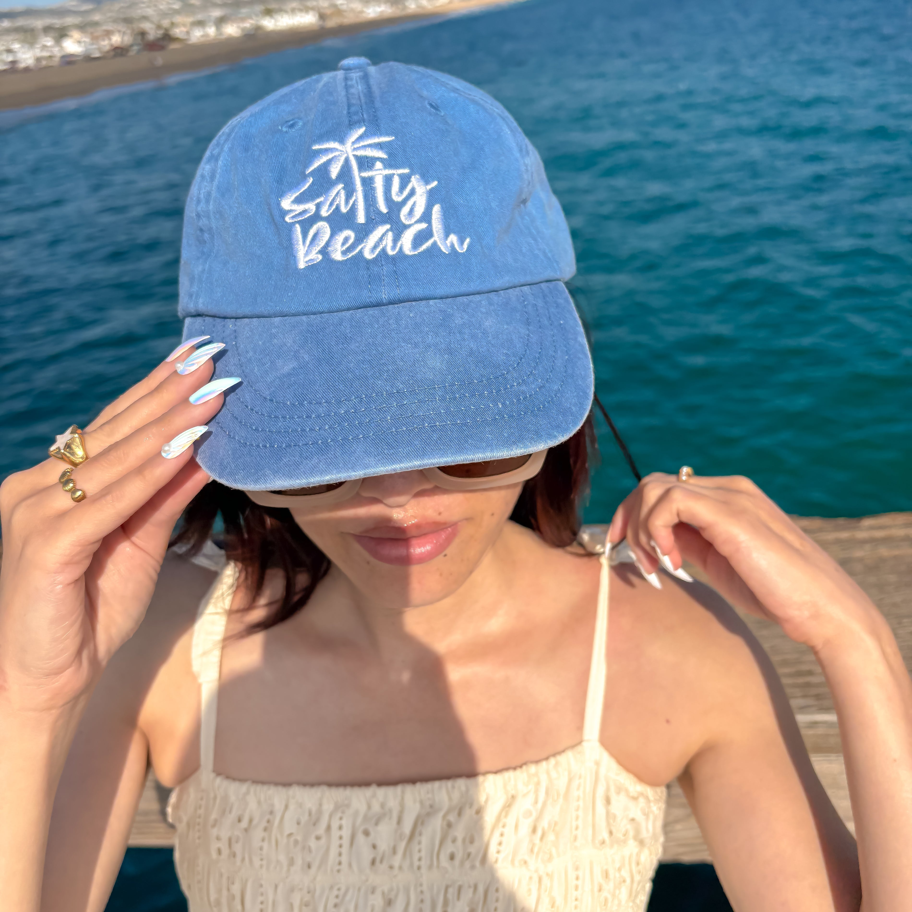 Salty Beach Vintage Hat