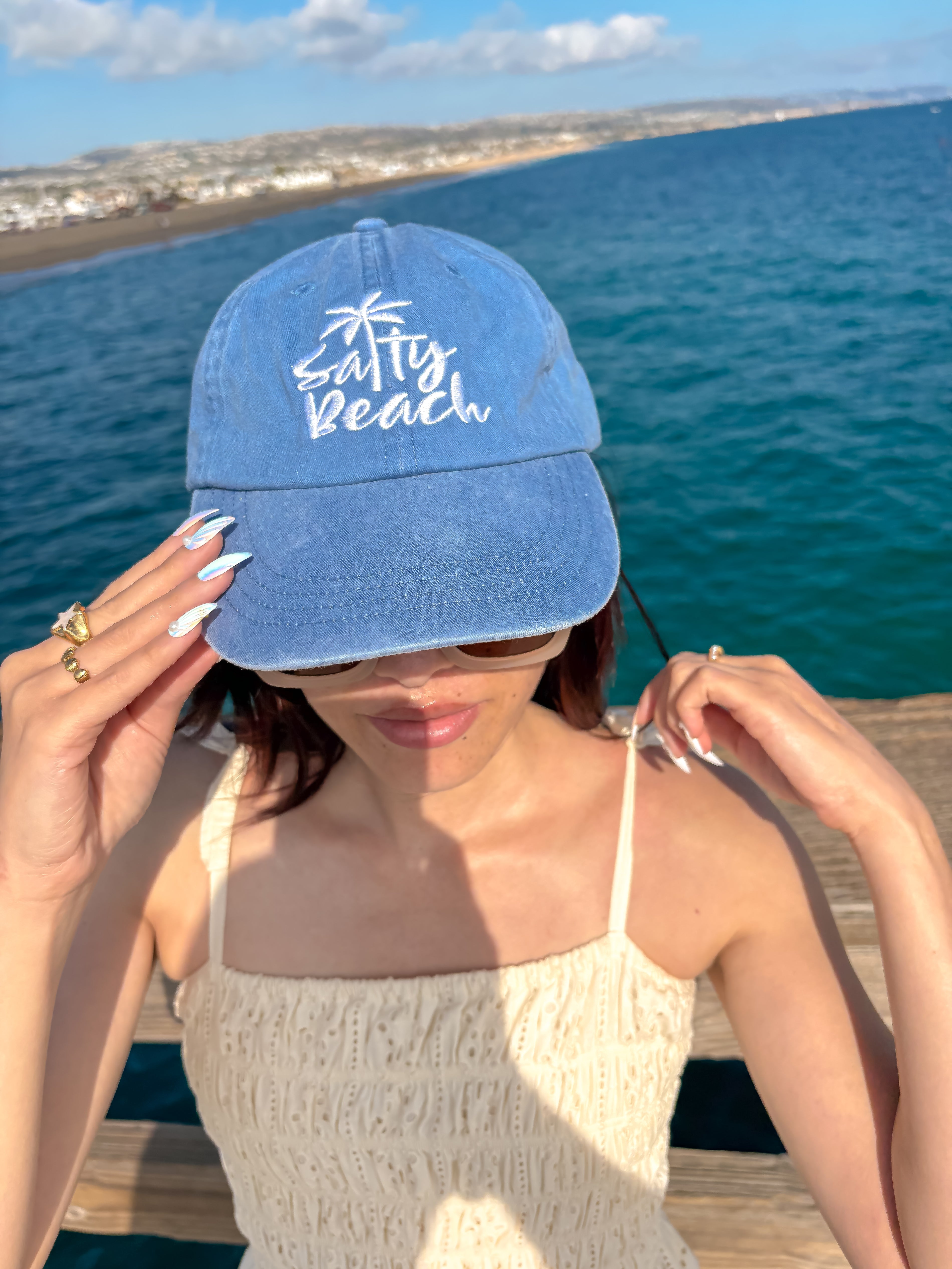 Salty Beach Vintage Hat