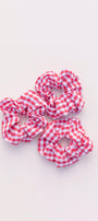 Red Gingham Hair Scrunchie