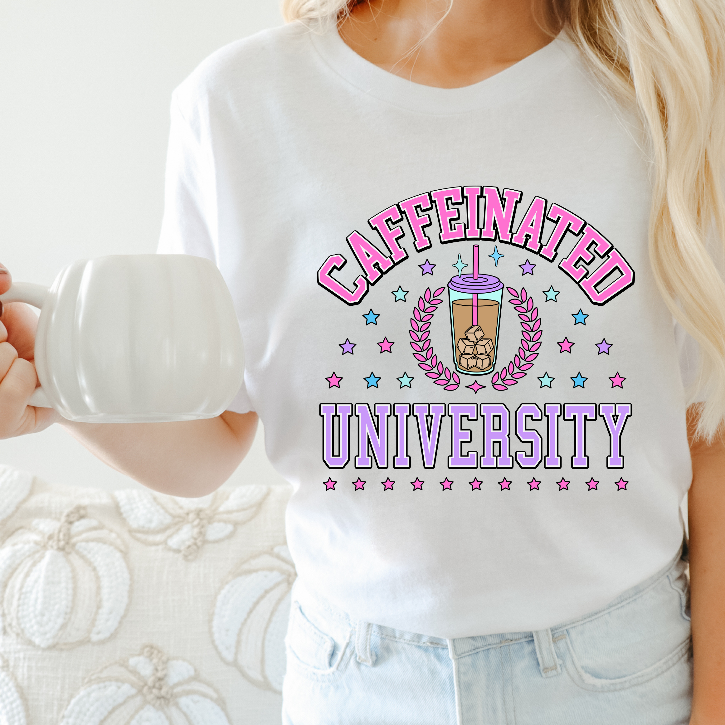Caffeinated University Tee