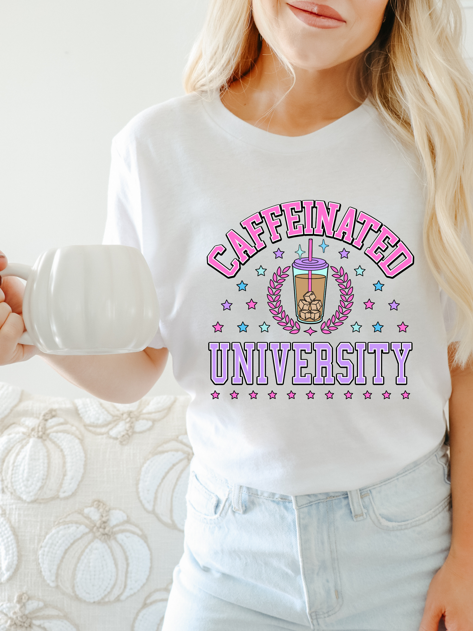 Caffeinated University Tee
