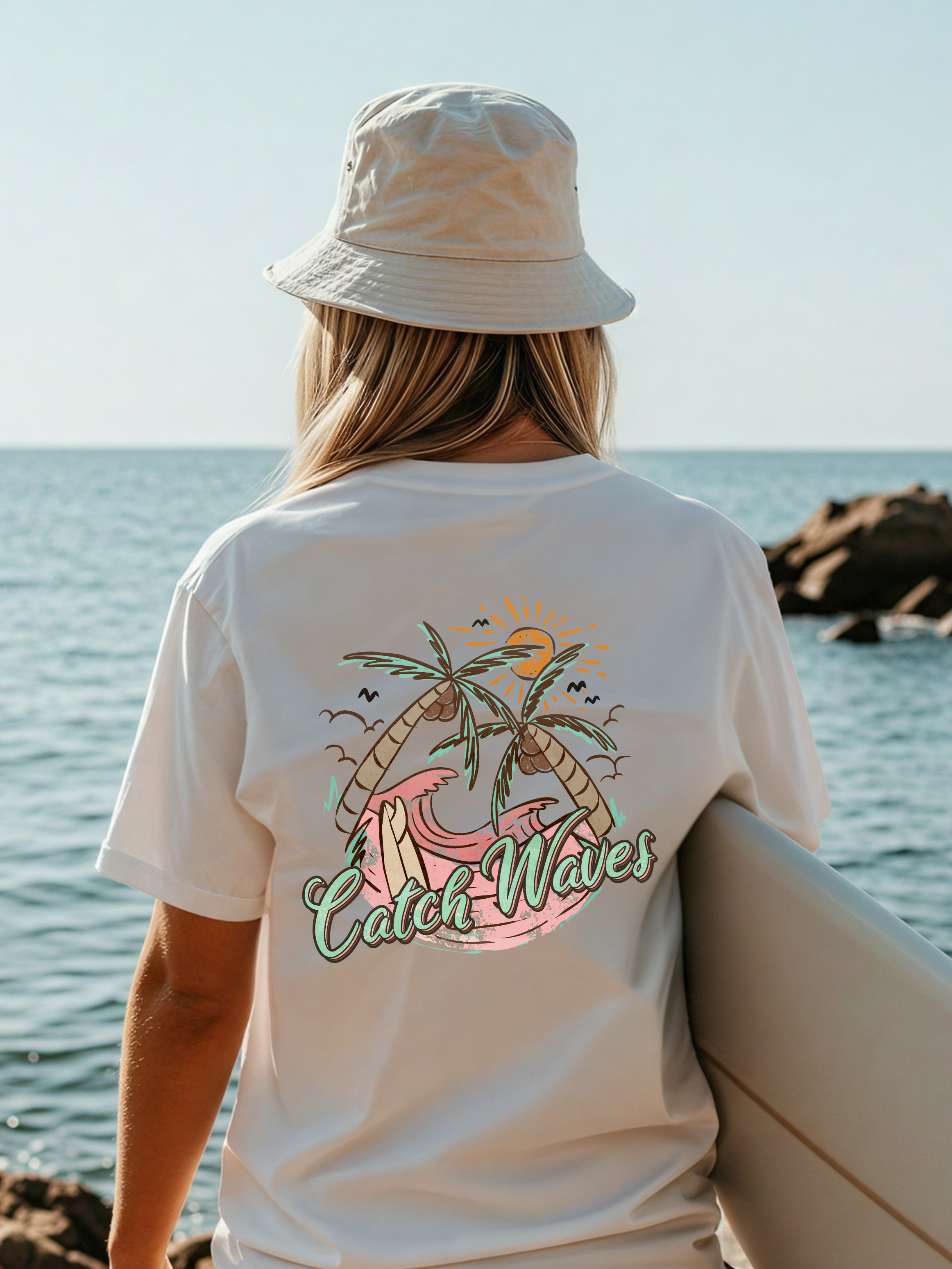 Catch Waves Tee