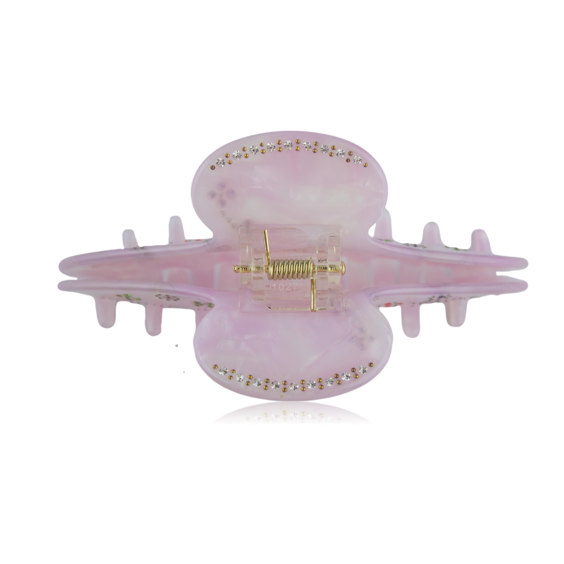 Crystal Garden Claw Clip in Lilac