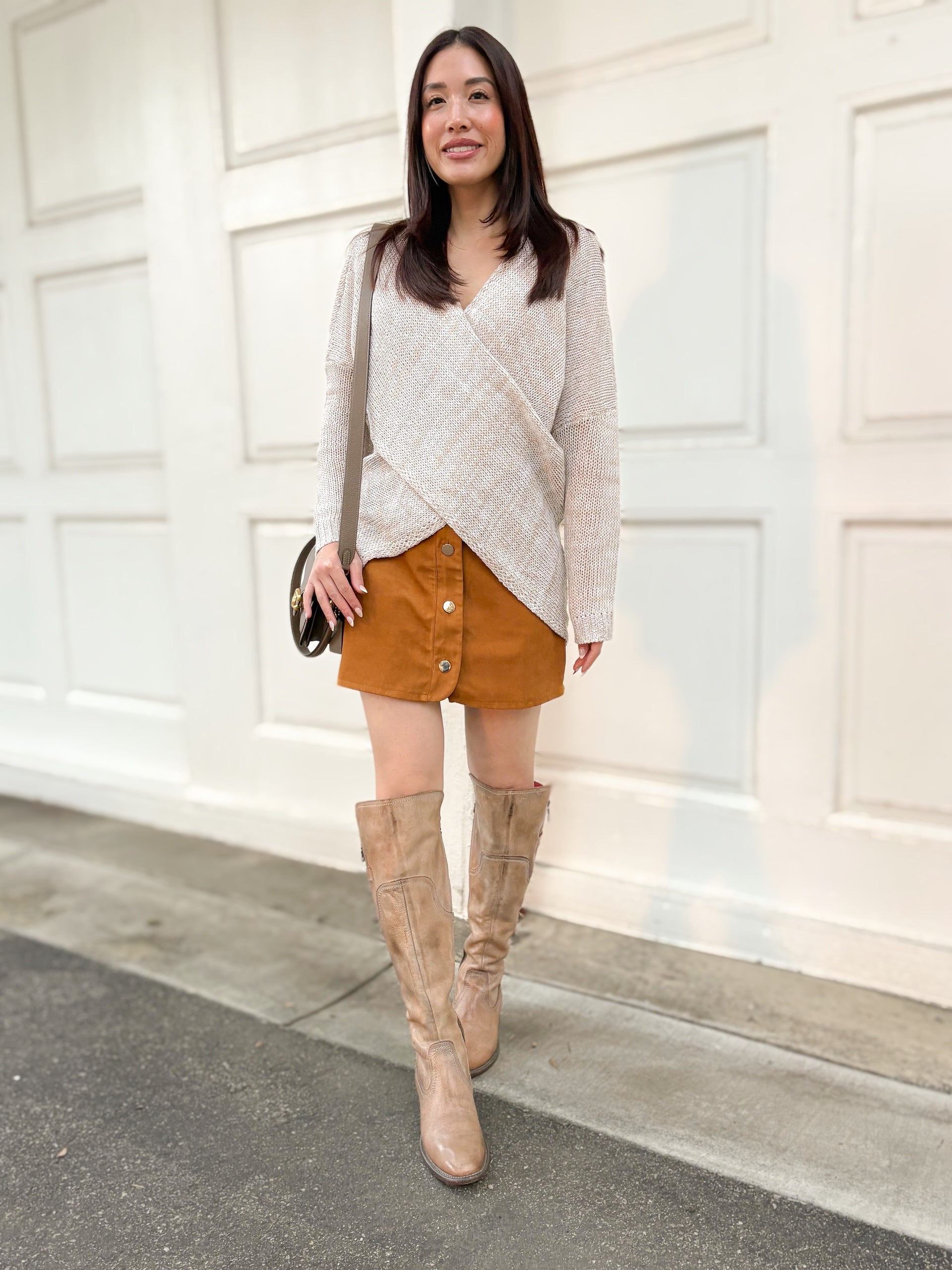 Whisper Knit Sweater in Oat