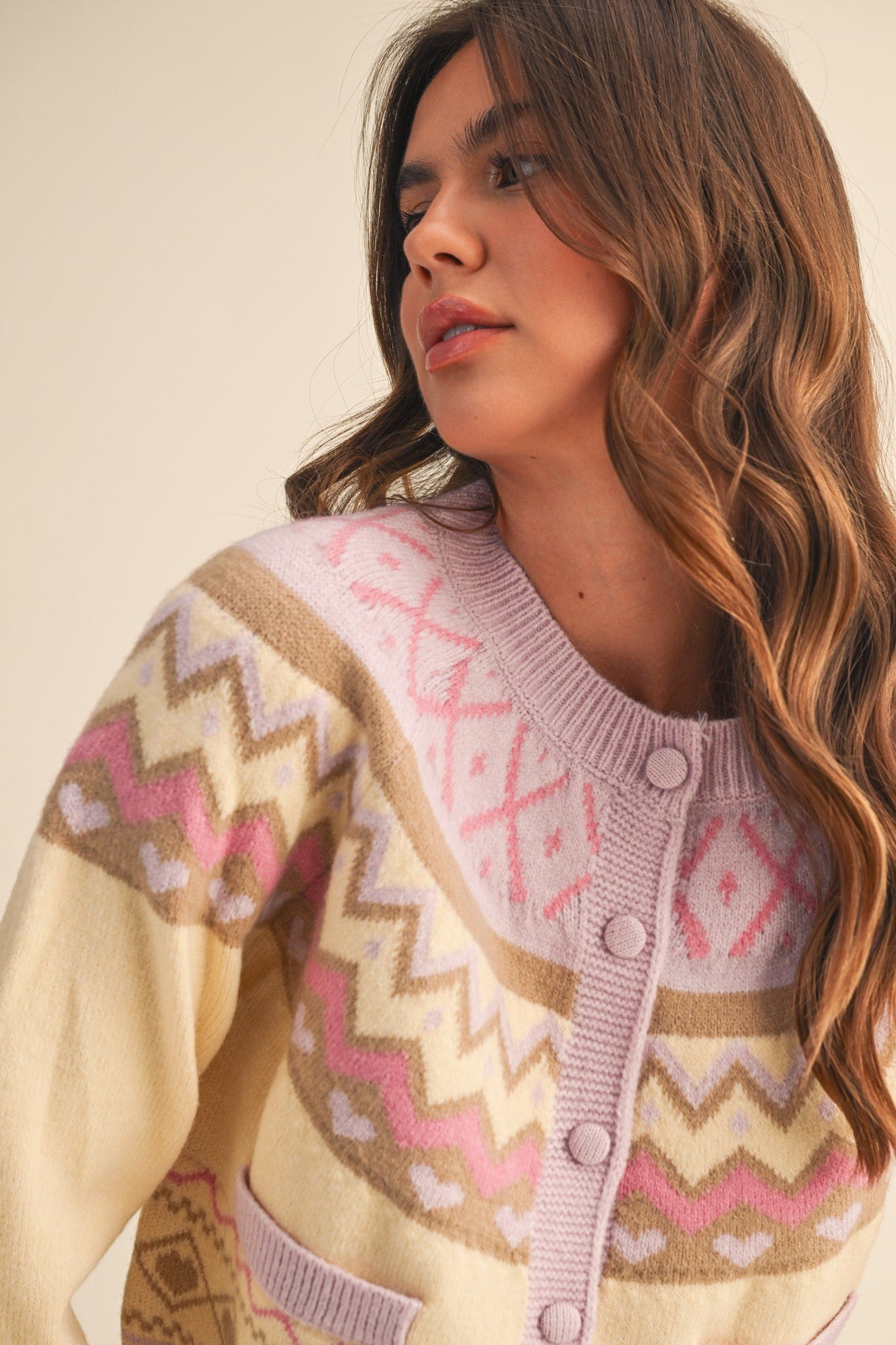 Frosted Sugarplum Cardigan