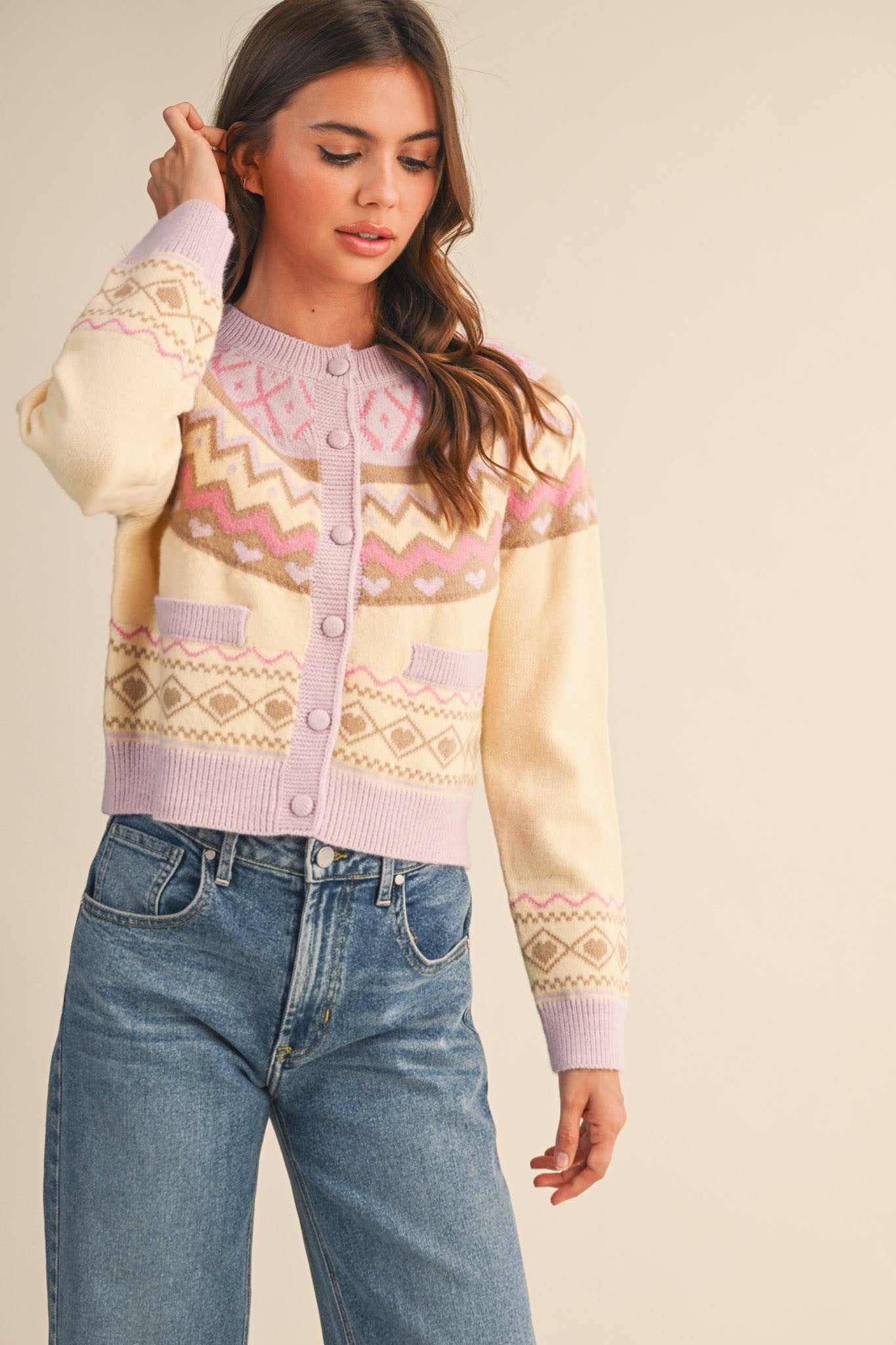 Frosted Sugarplum Cardigan