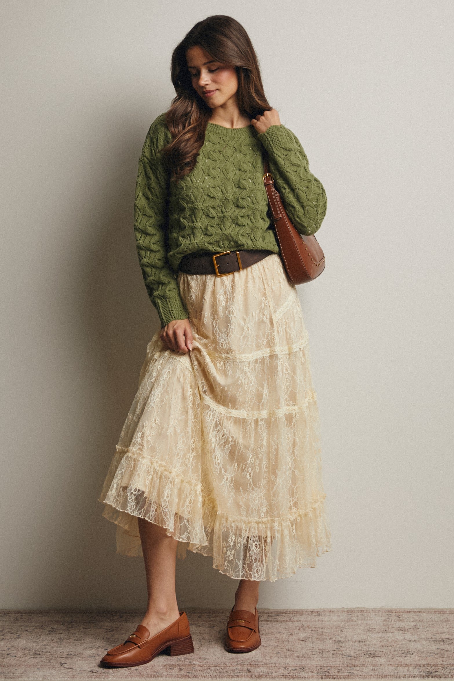 Fairytale Lace Midi Skirt