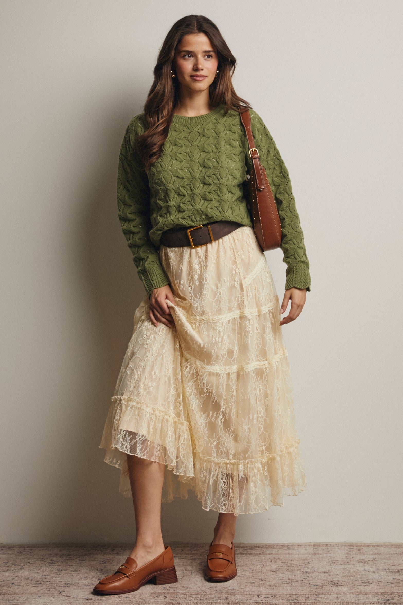 Fairytale Lace Midi Skirt