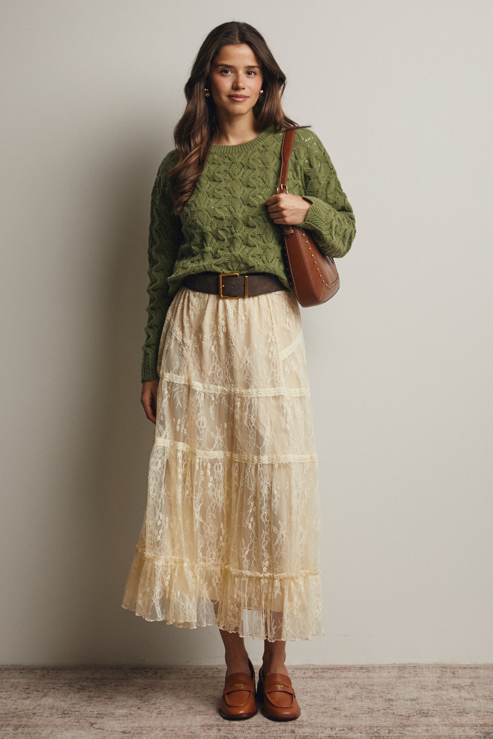 Fairytale Lace Midi Skirt