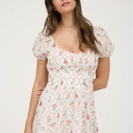 Fleurette Corset Mini Dress