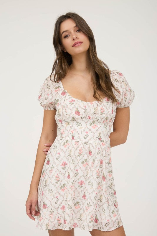 Fleurette Corset Mini Dress