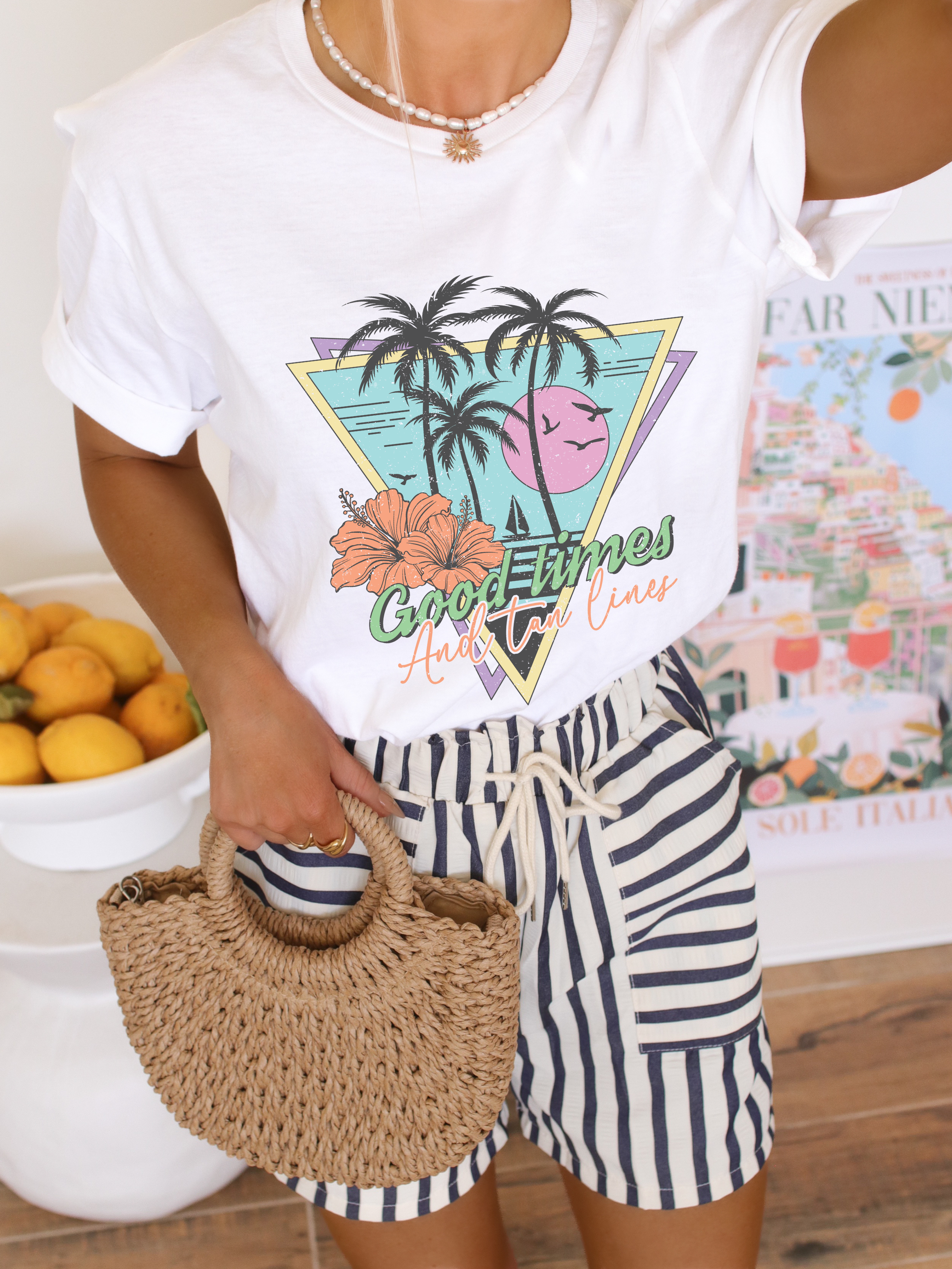 Good Times & Tanlines Tee