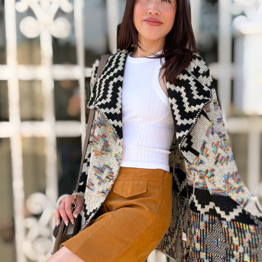 Digital Aztec Cardigan