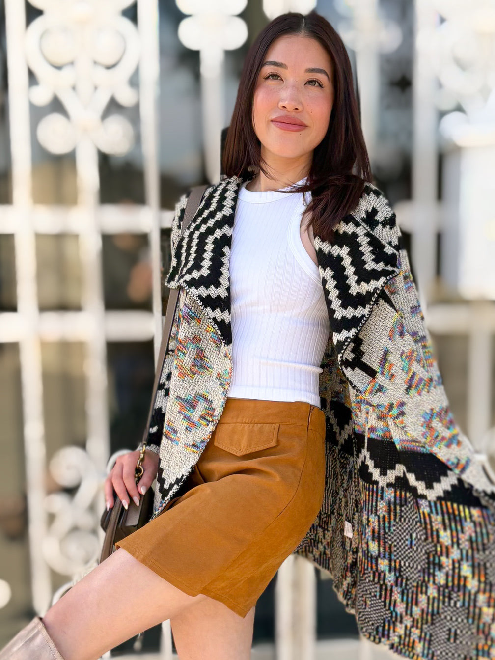 Digital Aztec Cardigan