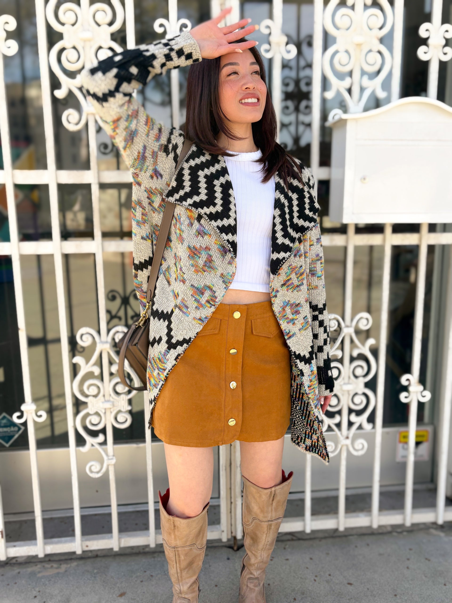 Digital Aztec Cardigan