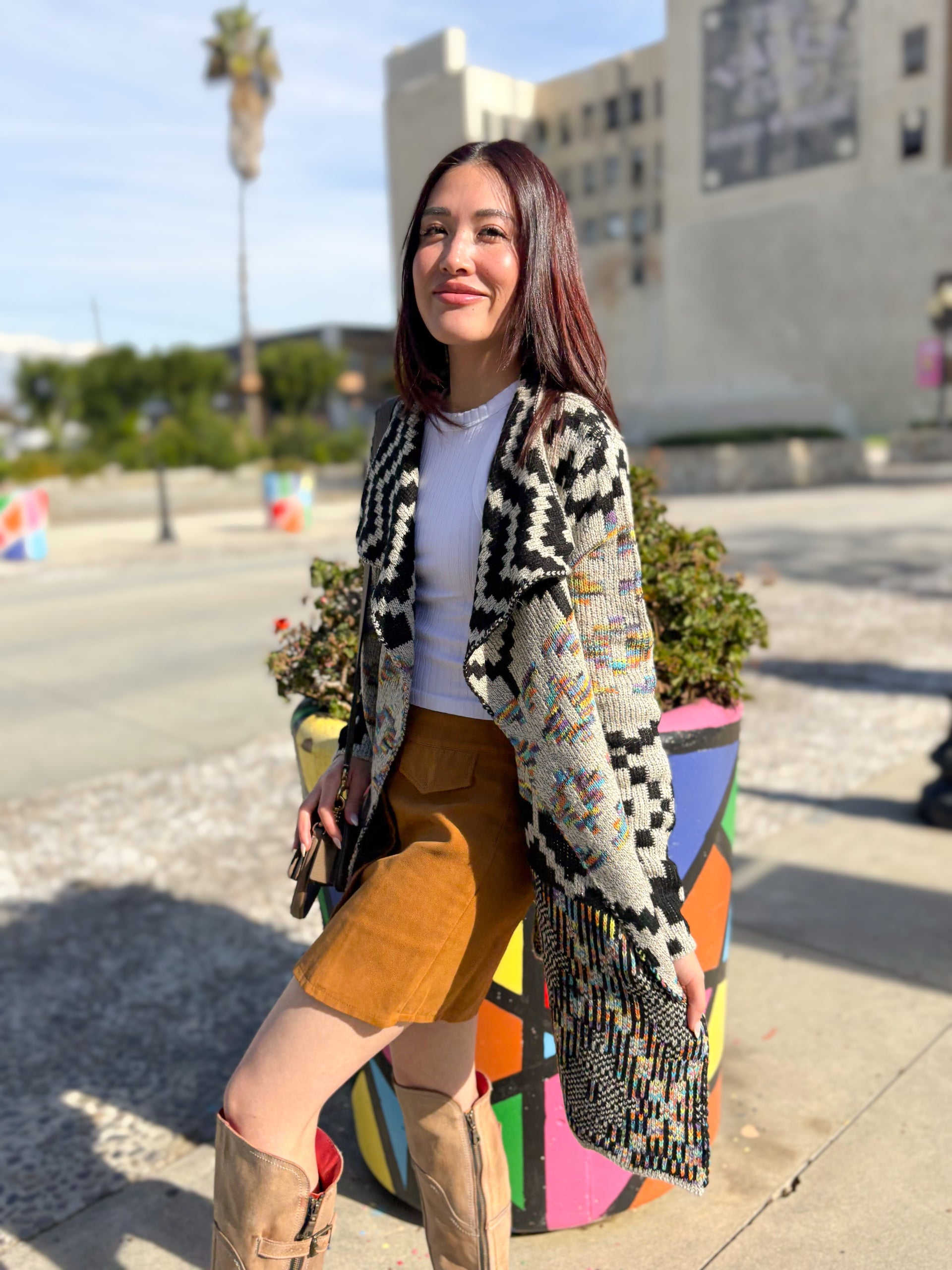 Digital Aztec Cardigan